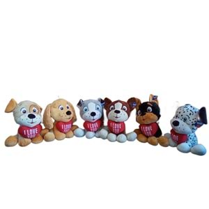 40 CM KALPLİ KÖPEK ASORTİ PL62254 *24