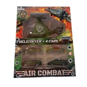 AİR COMBAT 4 ARABA 1 HELİKOPTER SET LAL 1148 *30