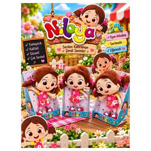 NİLOYA MÜZİKLİ PELUŞ BEBEK BAL55105 *12