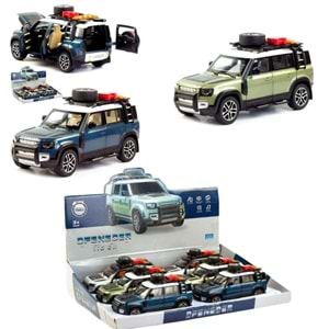 RANGE ROVER 1:24 IŞIKLI SESLİ MODEL ARAÇ 6 LI BOX 0783-346 *24