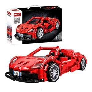 TEKNİK KIRMIZI SPORA ARABA LEGO 441PRÇ C0905