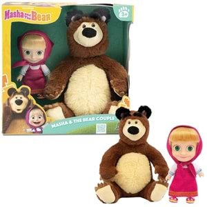 MASHA&KOCA AYI 20 CM PELUŞ 12CM BEBEK GIO-MHA21000