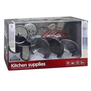 KÜÇÜK ŞEF METAL MUTFAK SETİ 668-C1 *12
