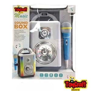 TOYCRAFT BLUETOOTLU KAREOKE SETİ IŞIKLI *8 6007