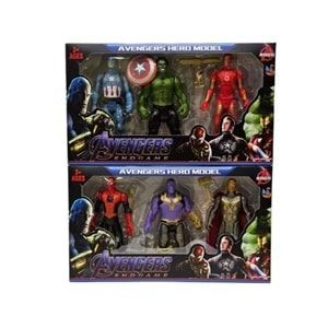 16 CM 3 LÜ KUTULU AVANGERS SET 2162 *84