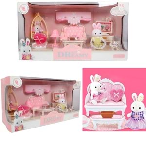 BAY DREAMY MİNİ TAVŞAN- AİLE SETİ 6619 *12