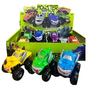 Monster 4x4 Koca Teker Arabalar 8 Lİ PAKET KLX500-136 *96