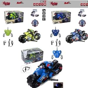 UK FF 2.4G SARJLI 1:10 MOTOSIKLET HB-MK10A01-02 *12