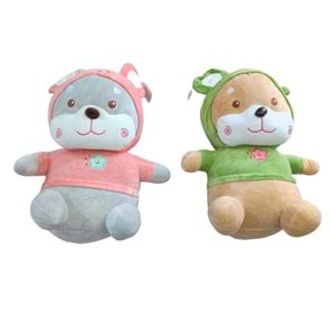 55 CM ŞAPKALI AYICIK ŞRN-ŞAPKALI AYICIK