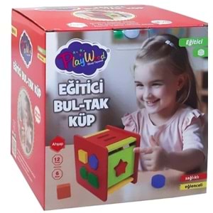 KUTUDA AHŞAP BUL TAK KÜP OYN-411