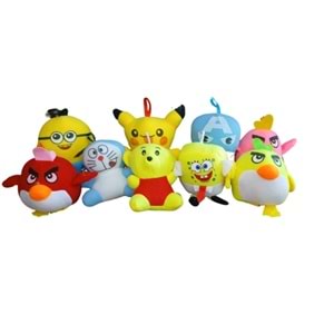 15 CM ASORTİ MAKİNA PELUŞU 18635 *250