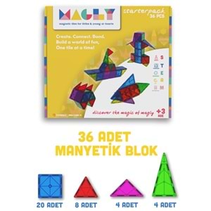 36 PARÇA MANYETİK BLOK MGLY-36 *30