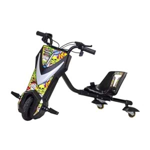 COOL WHEELS ŞARJLI DRİFT SCOTER (SİYAH) FR60287 *1