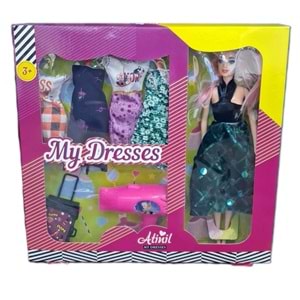 ATİNİL YEDEK ELBİSELİ BEBEK 8 PARÇALI 923 *48