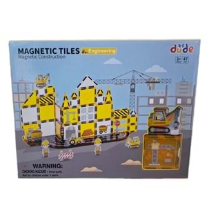 MAGNETIC LEGO 47 PARÇA İNŞAAT SERİSİ SH40757 *12