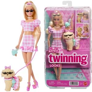 MATE BARBİE SAÇLI BEBEK VE KÖPEKÇİĞİ JFP36 *3