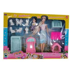 KUTULU BEBEKLİ PATİ DOSTLARIM VE AKSESUARLARI 02463*12