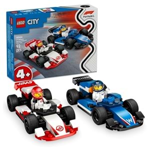 LEGO CİTY F1 WİLLİAMS RACİNG VE HAAS 60464