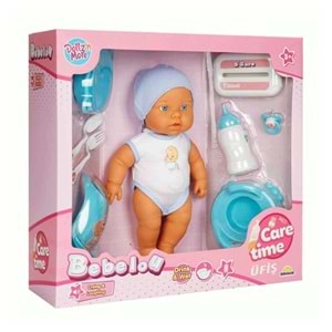 SUN-ABC BEBELOU CARE TIME SESLİ GÜLEN AĞLAYAN 32 CM 3823 *12