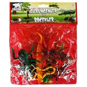 SUN-RST SÜRÜNGENLER VE BÖCEKLER PVC 13LÜ 716 *48