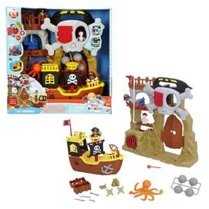 SUN- TINY KIDDOM KORSAN ADASI MACERASI 26 PRÇ SESLİ IŞIKLI 33231 *4