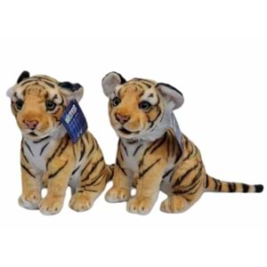 PELUŞ 43 CM OTURAN KÜÇÜK KAHVERENGİ KAPLAN PL50132 *40