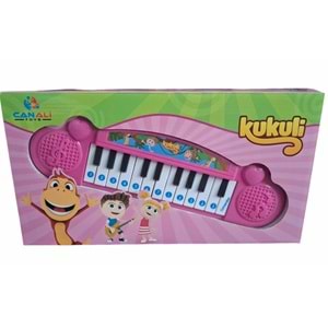 KUKULİ PİYANO PİLLİ SESLİ PEMBE CNL-6180 *72