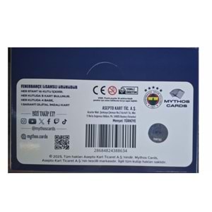 FENERBAHÇE LİSANSLI FUTBOLCU KARTI 16 PKT *384