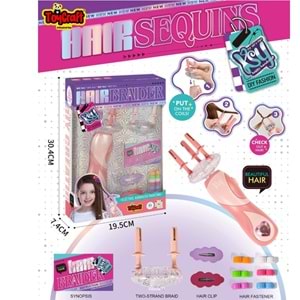 TOYCRAFT DIY PİLLİ SAÇ ÖRME VE SÜSLEME SETİ *24 KSY934