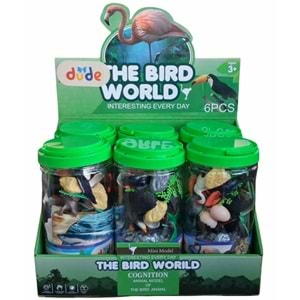 SEHER BÜYÜK PCV KUTU KUŞLAR ALEMİ HAYVAN SETİ FN716-2 *36