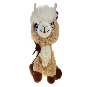 PELUŞ 35 CM MUTLU LAMA PL62431 *32