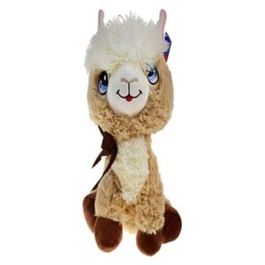 PELUŞ 35 CM MUTLU LAMA PL62431 *32