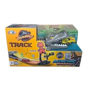 SEHER TİMSAHLI ARABA FIRLATMA OYUN SETİ 10 PRÇ SH40630 *24