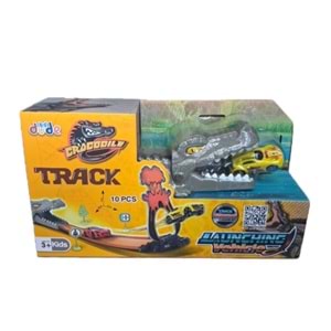 SEHER TİMSAHLI ARABA FIRLATMA OYUN SETİ 10 PRÇ SH40630 *24