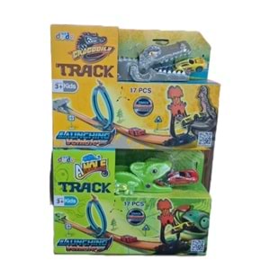 SEHER TİMSAHLI VE IGUANA ARABA FIRLATMA OYUN SETİ 17 PRÇ SH40634 *18
