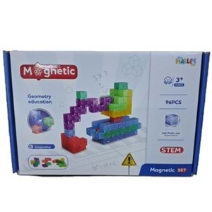 SEHER MAGNET YAPI BLOK SETİ 96 PARÇA SH59839 *38