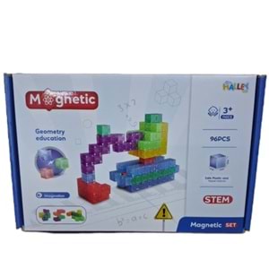 SEHER MAGNET YAPI BLOK SETİ 96 PARÇA SH59839 *38