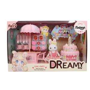 MG BAY DREAMY MİNİ TAVŞAN OYUN DOĞUM GÜNÜ SETİ 6642A *42