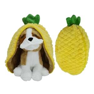 PELUŞ ANANAS FERMUARLI KÖPEK PL62383 *?