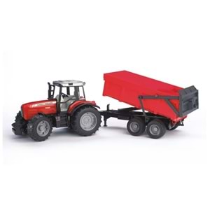 BRUDER MASSEY FERGUSON 7480 TRAKTÖR RÖMORKLU BR02045