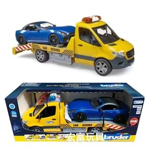 BRUDER MB SPRINTER ARABA ÇEKİCİ ROADSTER BR02675