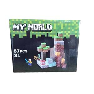 LEGO YAPI BLOKLARI MY WORLD 87 PARÇA OND-151 *64