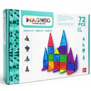 MAGNEO MAGNET BLOCKS 72'Lİ SET ML578 *8