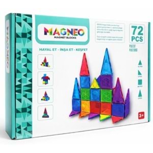 MAGNEO MAGNET BLOCKS 72'Lİ SET ML578 *8