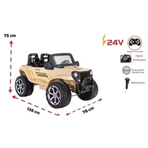 PİLSAN SAFARİ 24 VOLT AKÜLÜ ARABA 05303