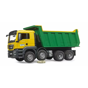 BRUDER MAN TGS DAMPERLİ KAMYON (SARI-YEŞİL) BR03766