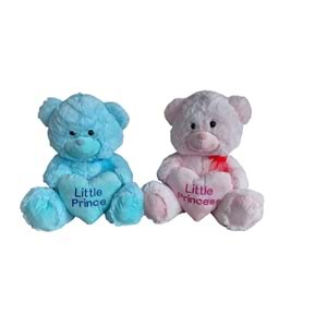 PELUŞ KALPLİ AYI 45 CM PL62354 *12