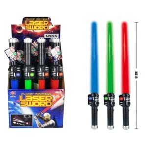TOYCRAFT SESLİ IŞIKLI IŞIN KILICI DİSPLAY TYC0032 *120