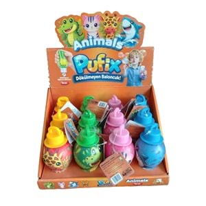 PUFİX ANİMALS DÖKÜLMEYEN BALONCUK 1002 *144