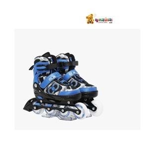 GLOW PATEN ULTRA PARLAK TEKERLEKLER MAVİ (30-33) FR38194 *6
